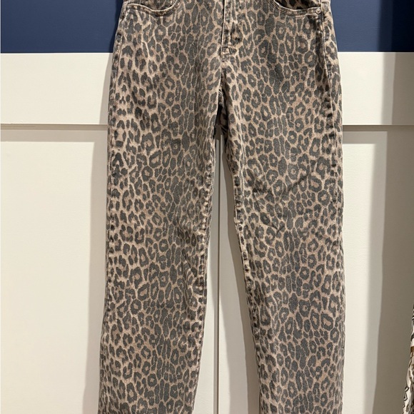 Disclosure Faded Leopard Print Jeans Size 5/27 - Picture 11 of 11